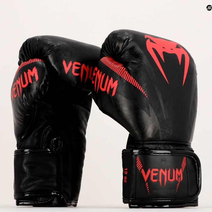 Rękawice bokserskie Venum Impact czarne VENUM-03284-100 16