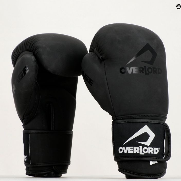 Rękawice bokserskie Overlord Rage czarne 7