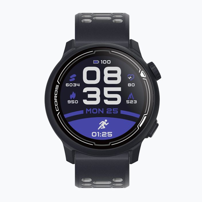 Zegarek COROS PACE 2 Premium GPS Silicone Band czarny WPACE2-NVY