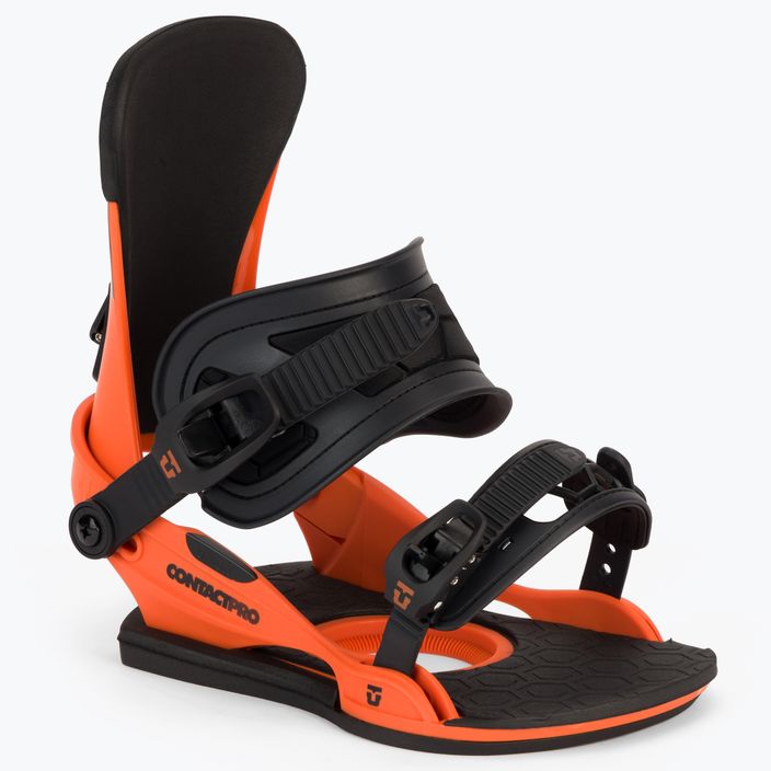 Wiązania snowboardowe męskie Union Contact Pro orange