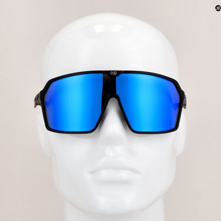 Okulary przeciwsłoneczne Rudy Project Spinshield black matte/multilaser blue 8
