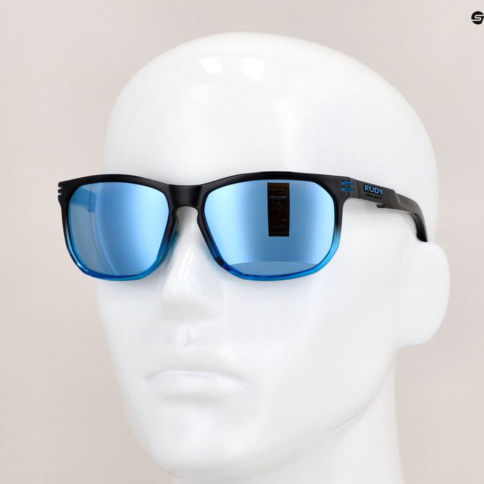 Okulary przeciwsłoneczne Rudy Project Soundrise black fade crystal azur gloss/multilaser ice 12