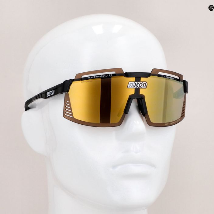 Okulary przeciwsłoneczne SCICON Aerowatt Foza black gloss/scnpp multimirror bronze 9