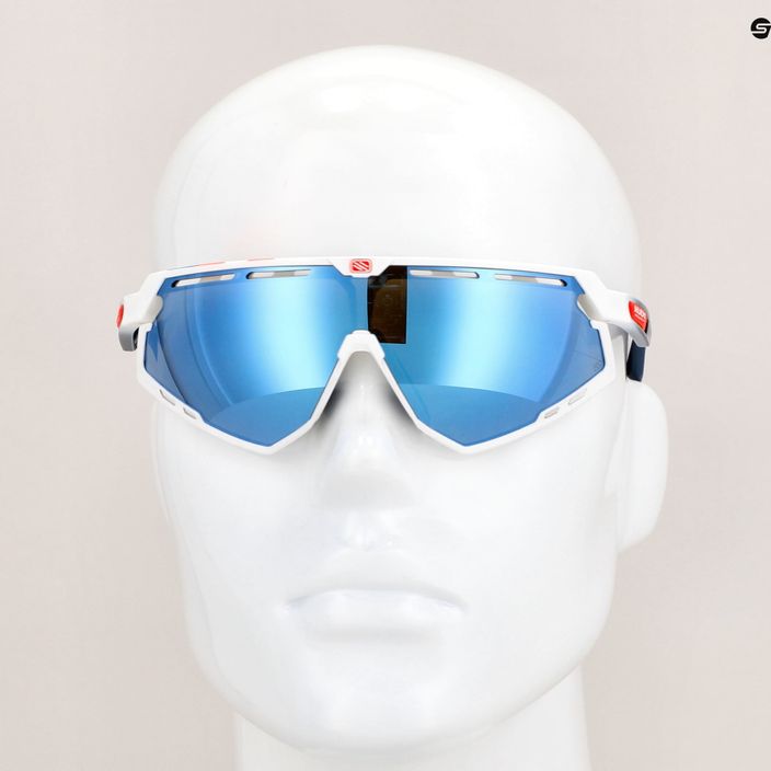 Okulary przeciwsłoneczne Rudy Project Defender white gloss/fade blue/multilaser ice 9