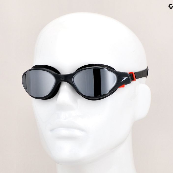 Okulary do pływania Speedo Biofuse 2.0 Mirror black/red/chrome 11