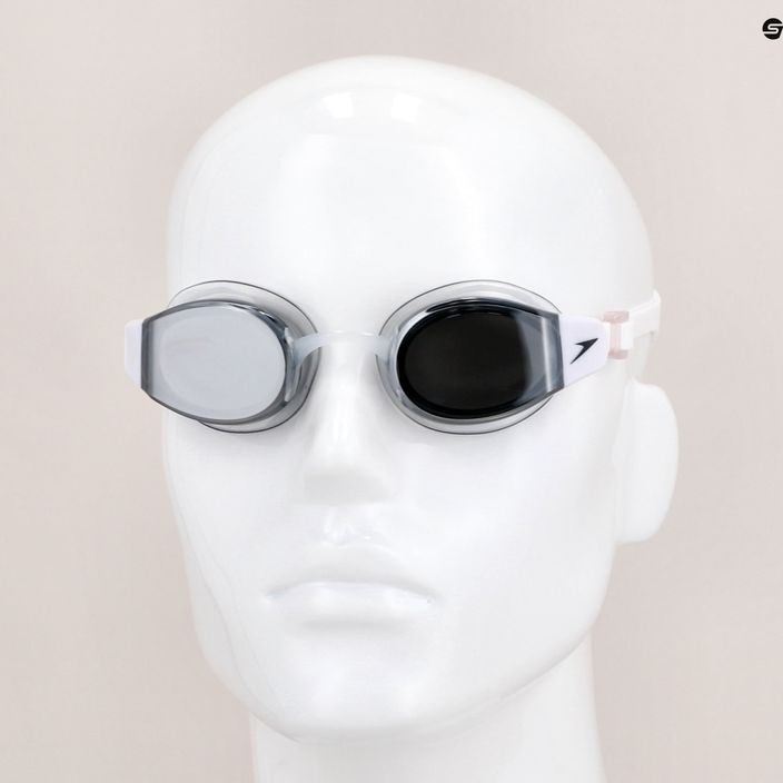 Okulary do pływania Speedo Mariner Pro Mirror white/clear/chrome 11