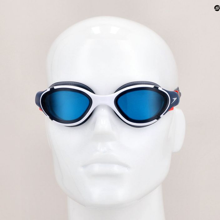 Okulary do pływania Speedo Biofuse 2.0 ammonite blue/white/red/blue 11