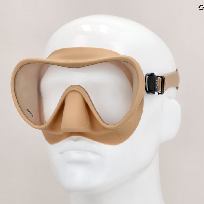 Maska do snorkelingu Aqualung Nabul beige 11