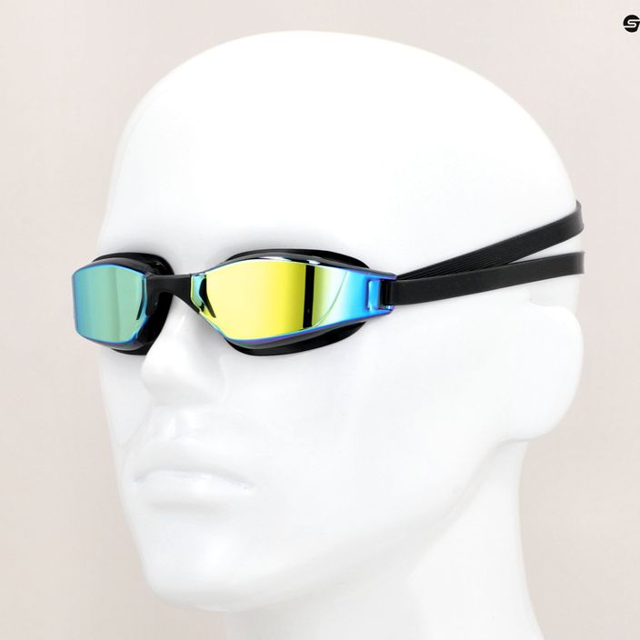 Okulary do pływania Aquasphere Xceed black/black/mirror yellow EP3200101LMY 7
