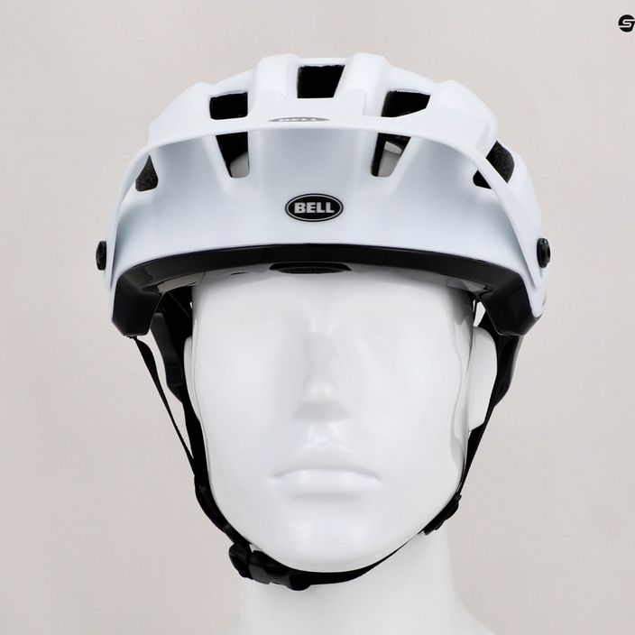 Kask rowerowy Bell 4Forty matte gloss white black 10