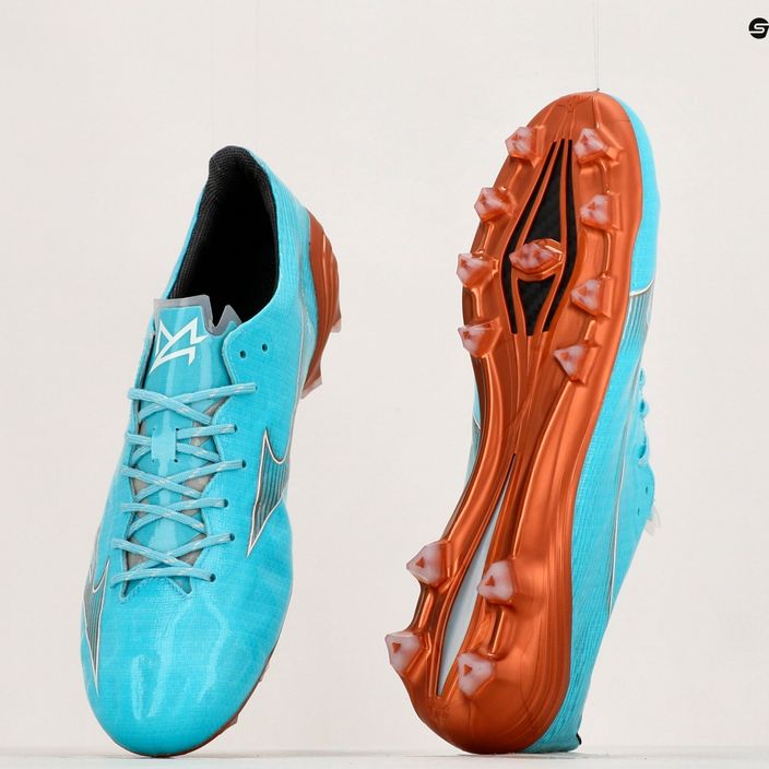 Buty piłkarskie męskie Mizuno Alpha Elite niebieskie P1GA236225 16