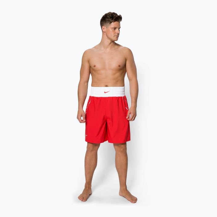 Spodenki bokserskie męskie Nike Boxing Short scarlet/white 2
