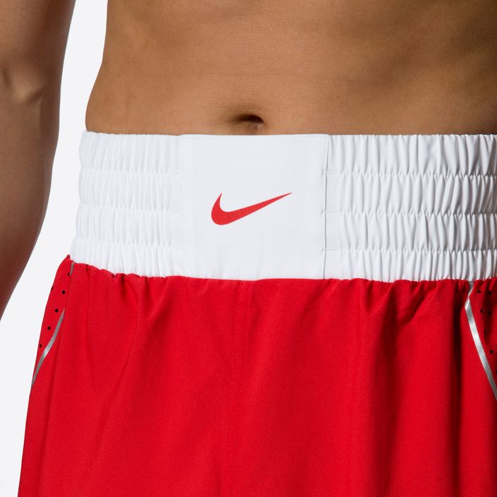 Spodenki bokserskie męskie Nike Boxing Short scarlet/white 4