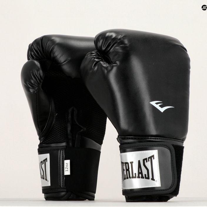Rękawice bokserskie Everlast Pro Style 2 czarne EV2120 BLK 9
