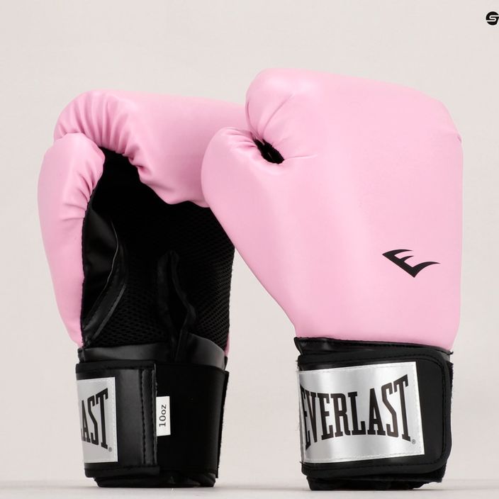 Rękawice bokserskie damskie Everlast Pro Style 2 różowe EV2120 PNK 9