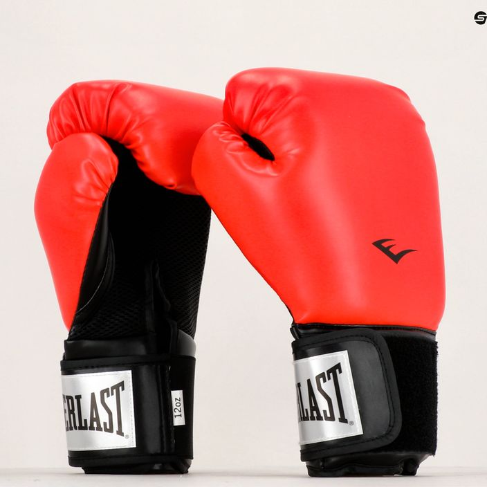 Rękawice bokserskie Everlast Pro Style 2 czerwone EV2120 RED 9