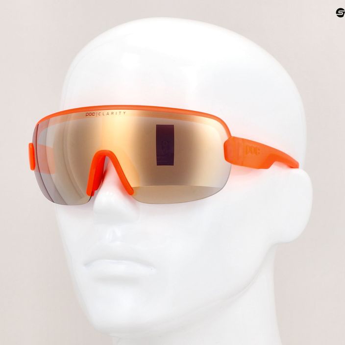 Okulary przeciwsłoneczne POC Aim fluorescent orange translucent/clarity road gold 6