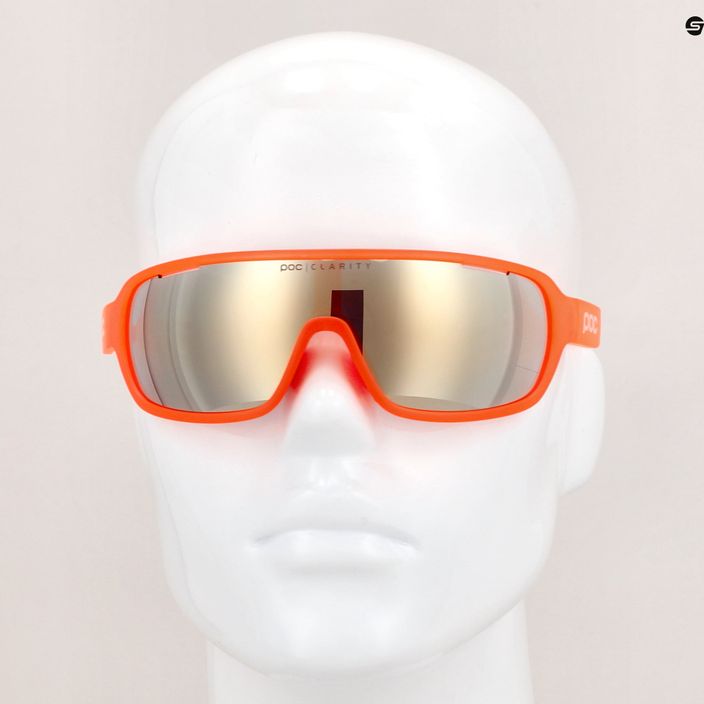 Okulary przeciwsłoneczne POC Do Blade fluorescent orange translucent/clarity road gold 6
