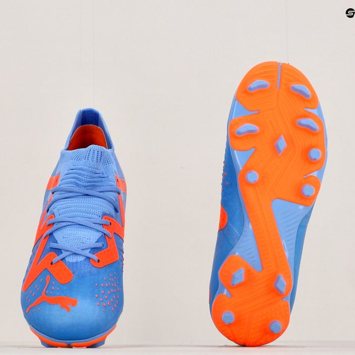 Buty piłkarskie dziecięce PUMA Future Match FG/AG blue glimmer/puma white/ultra orange 16