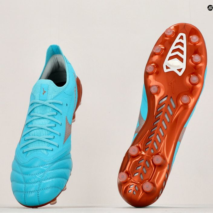 Buty piłkarskie Mizuno Morelia Neo III Beta Elite niebieskie P1GA239125 14