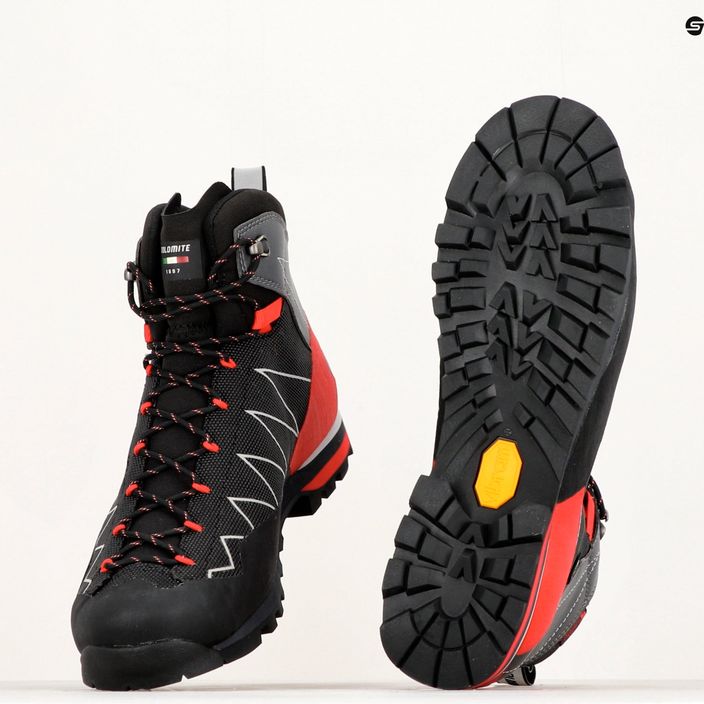 Buty podejściowe męskie Dolomite Crodarossa Pro GTX 2.0 black/fiery red 9