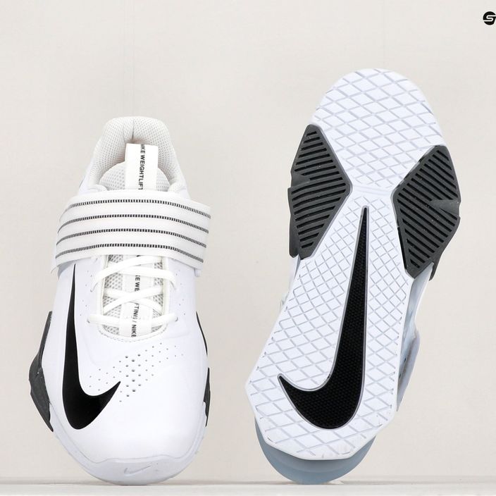 Buty do podnoszenia ciężarów Nike Savaleos white/iron grey 11