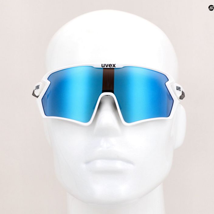 Okulary przeciwsłoneczne UVEX Sportstyle 231 2.0 white mat/mirror blue 11