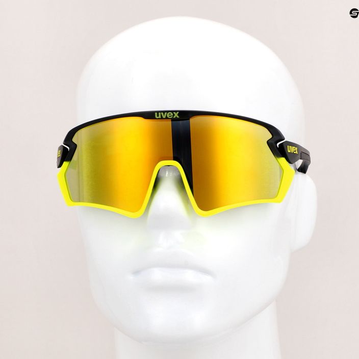 Okulary przeciwsłoneczne UVEX Sportstyle 231 2.0 black yellow mat/mirror yellow 11