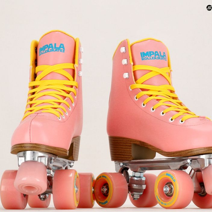 Wrotki damskie IMPALA Quad Skate pink/yellow 16