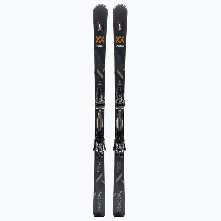 Narty zjazdowe Völkl Deacon 76 + rMotion2 12 GW czarne 120121/6877T1.VB