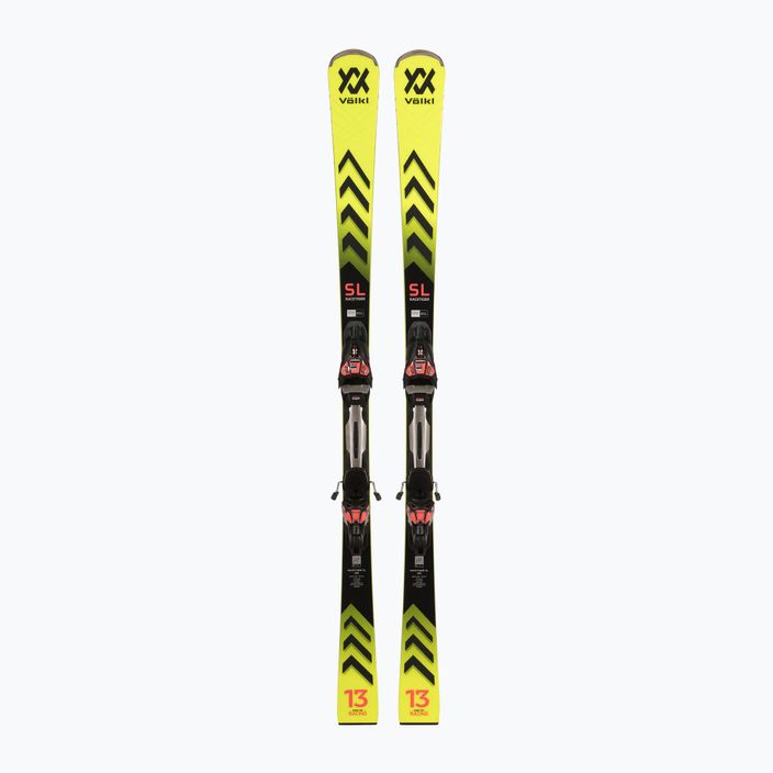 Narty zjazdowe Völkl Racetiger SL + wiązania rMotion3 12 GW yellow/black