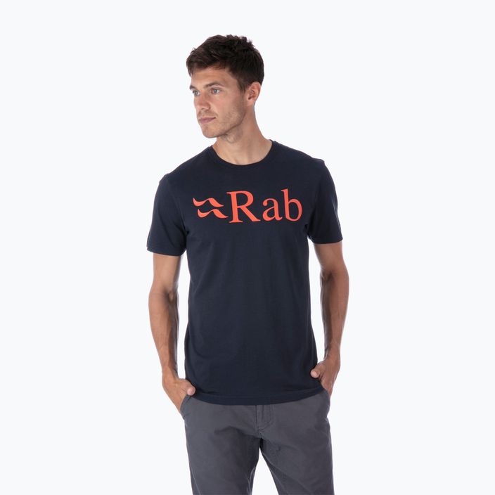 Koszulka męska Rab Stance Logo beluga 2