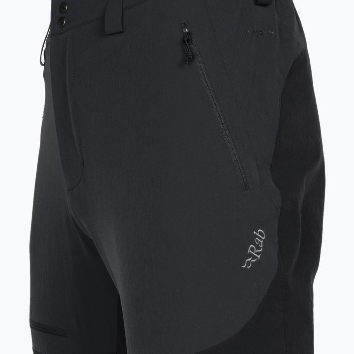 Spodnie softshell męskie Rab Torque Mountain beluga/black 9