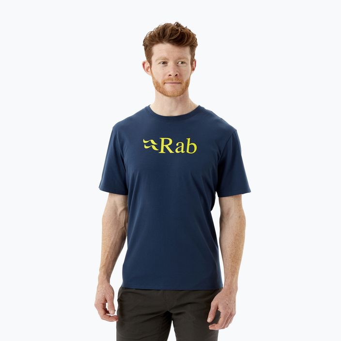 Koszulka męska Rab Stance Logo deep ink
