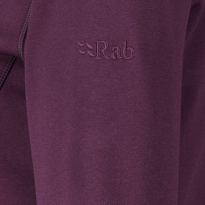 Bluza polarowa damska Rab Geon Hoody fioletowa QFE-94-EGG 4