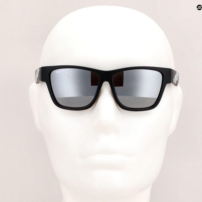 Okulary przeciwsłoneczne dziecięce UVEX Sportstyle 508 black mat/litemirror silver 11