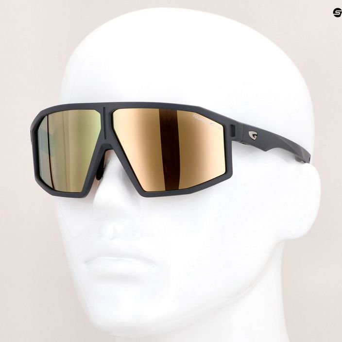Okulary przeciwsłoneczne GOG Ares matt grey/black/polychromatic gold 7