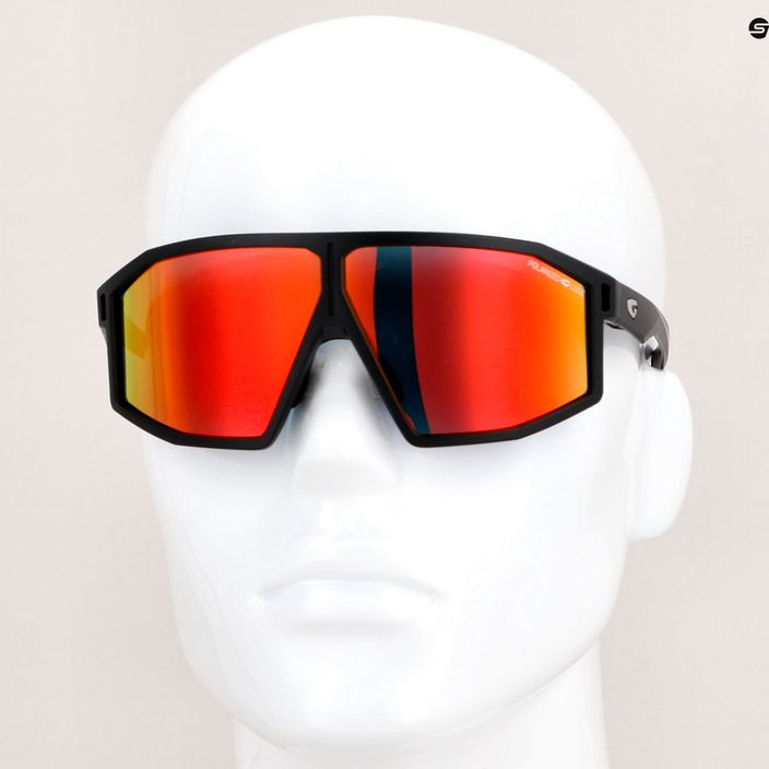 Okulary przeciwsłoneczne GOG Ares matt black/polychromatic red 7