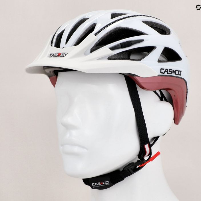Kask rowerowy CASCO Activ 2 white/english rose 9