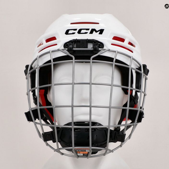 Kask hokejowy dziecięcy CCM Tacks 70 Combo white 14