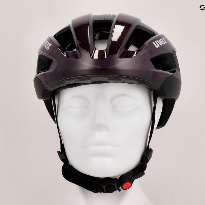 Kask rowerowy UVEX Rise CC plum/black matt 9