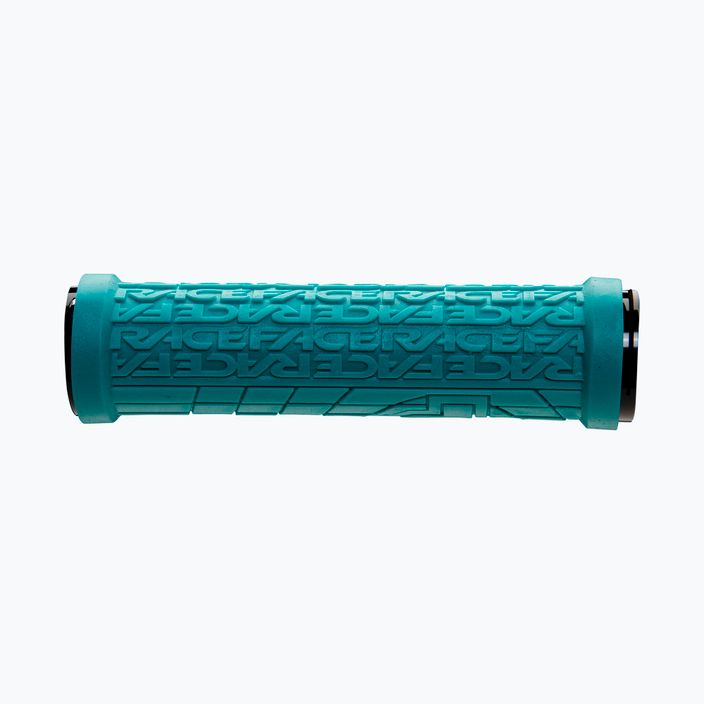 Chwyty kierownicy RACE FACE Grippler turquoise 3