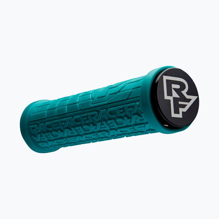 Chwyty kierownicy RACE FACE Grippler turquoise 4