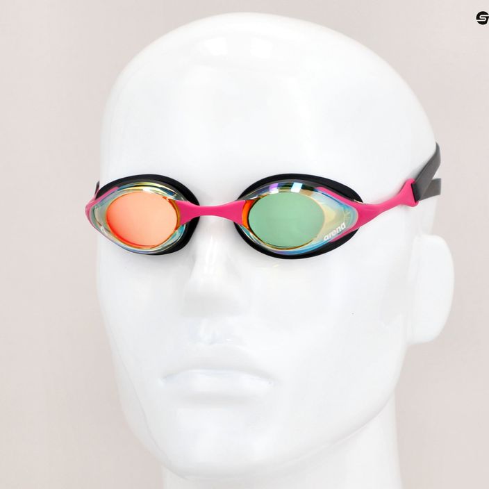 Okulary do pływania arena Cobra Swipe Mirror yellow copper/pink 15