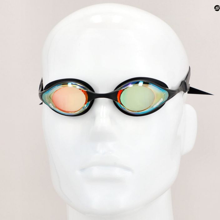 Okulary do pływania arena Cobra Swipe Mirror yellow copper/black 15
