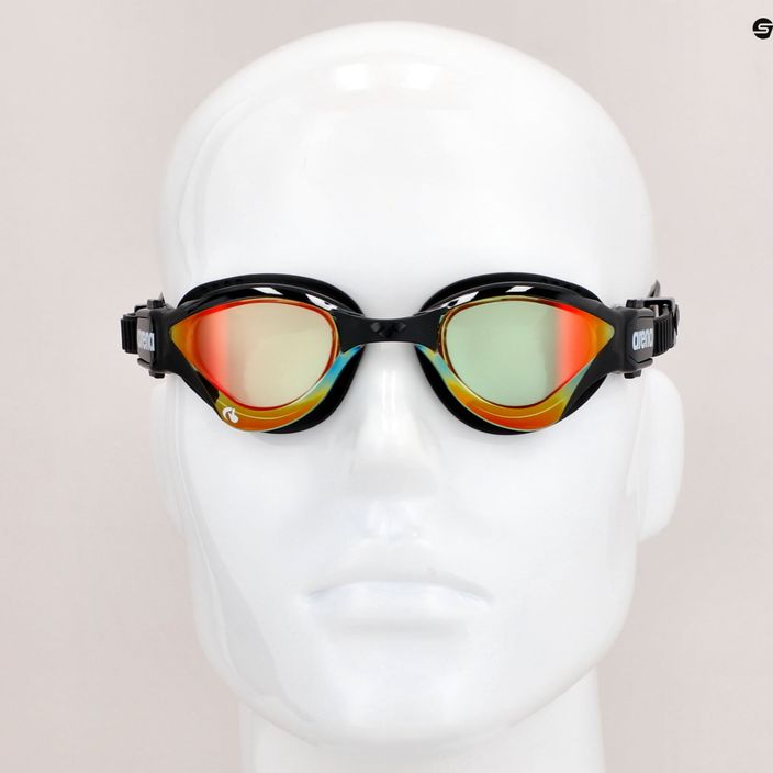 Okulary do pływania arena Cobra Tri Swipe Mirror yellow copper/black 10