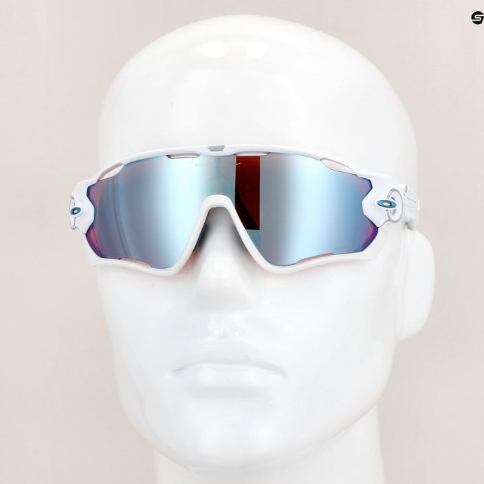 Okulary przeciwsłoneczne Oakley Jawbreaker polished white/prizm snow sapphire 7