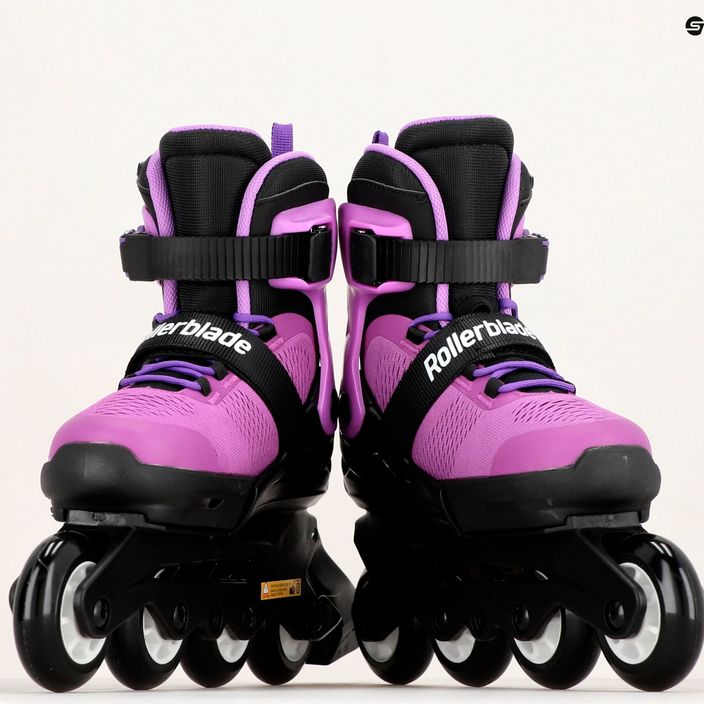 Rolki dziecięce Rollerblade Microblade purple/black 14