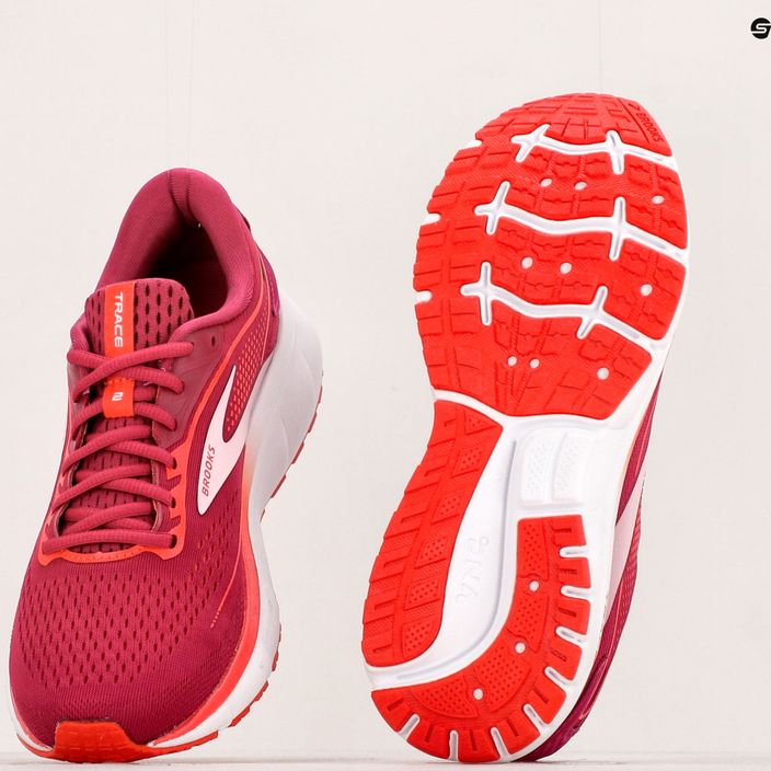 Buty do biegania damskie Brooks Trace 2 sangria/red/pink 11