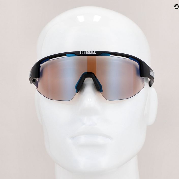 Okulary przeciwsłoneczne Bliz Matrix Nano Optics Photochromic matt black/brown blue multi 7
